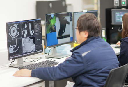 Nondestructive inspection by X-ray CT metrology